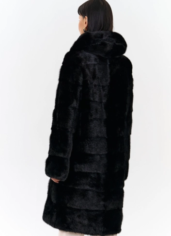 Шуба из норки фото