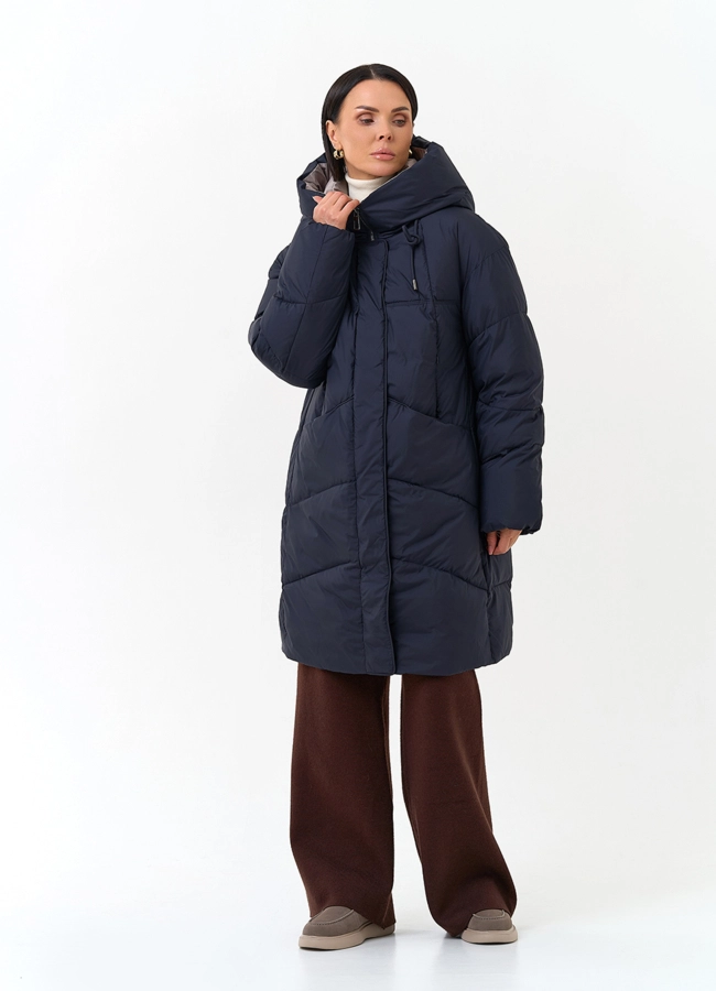 Женская куртка с капюшоном модель № 33934 универмаг малина фото
