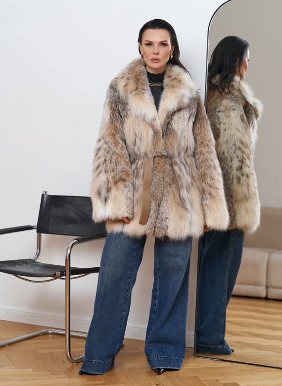 Шуба из рыси