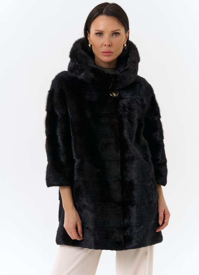 Шуба из норки модель № 29537 универмаг малина